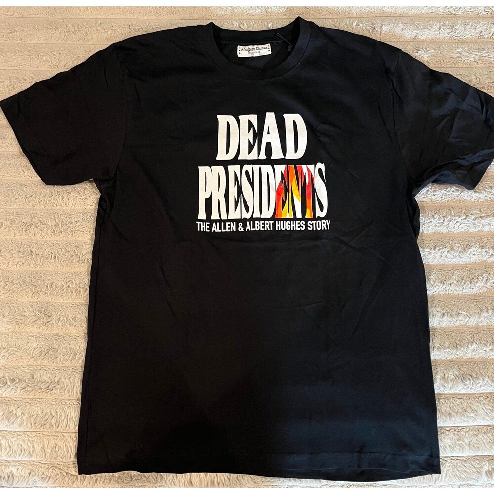 Headgear Classics Dead Presidents Hughes Brothers Graphic T-Shirt Black XL NWT